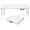 White, variant on QinaQin Adjustable Height Outdoor Folding Suitcase Table with Metal Legs. Lightweight Folding Table Suitable for Camping, Patios, Beaches and Other Occasions