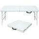 thumbnail image 1 of QinaQin Mesa plegable tipo maleta para exterior con altura ajustable y patas metálicas, ligera y portátil, ideal para camping, patio o playa, 1 of 8