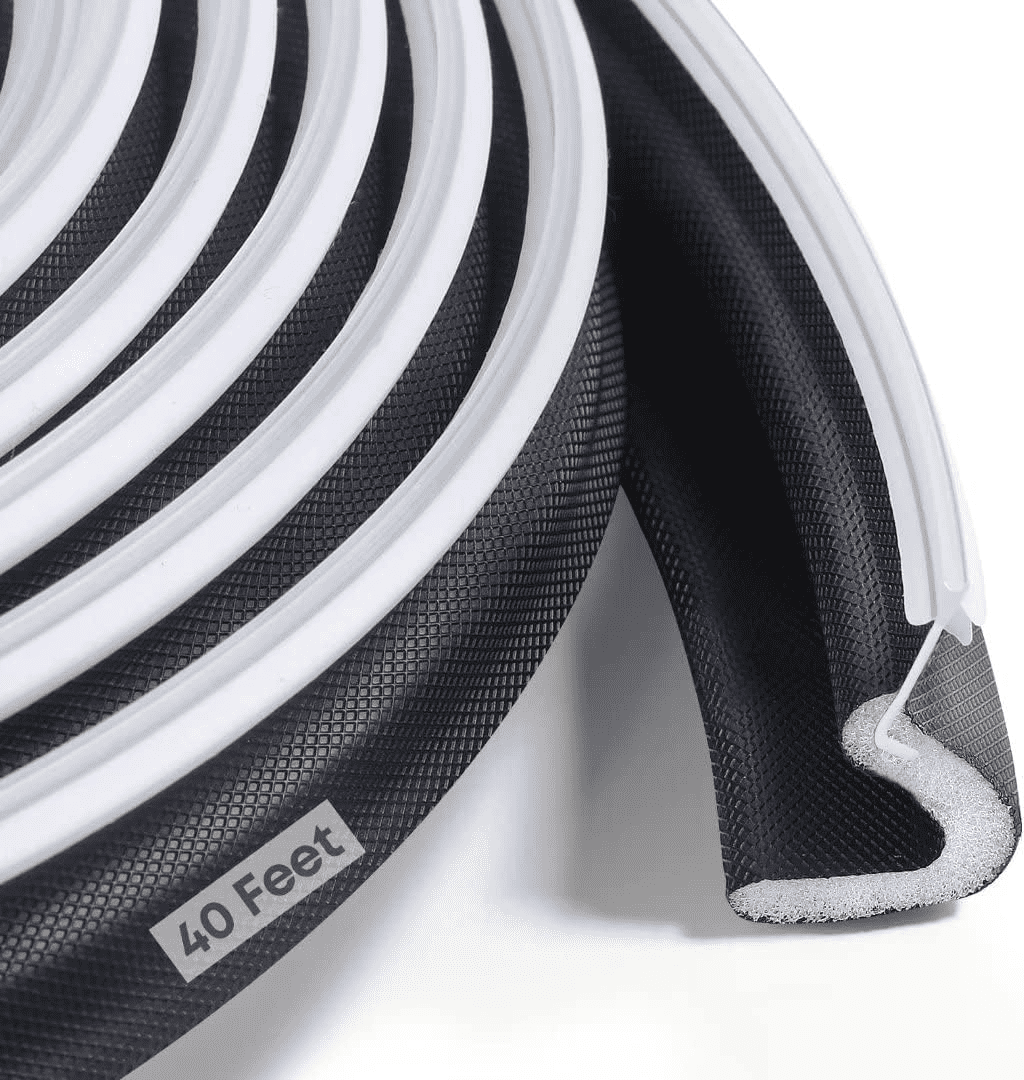 3M Interior Transparent Weather Sealing Tape, 1.5-Inch by 10