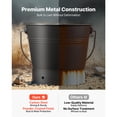 thumbnail image 3 of KFFKFF Ash Bucket Set with Lid, Shovel, Broom, and Gloves, Metal Charcoal Container for Fireplace and Fire Pits, 2.6-Gallon Capacity for Indoor and Outdoor Use, 3 of 9
