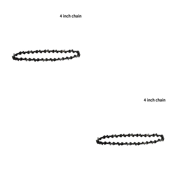 Riwesomey Cadena de motosierra de acero para sierra de poda, cadena de sierra eléctrica de repuesto para carpintería, 4 pulgadas Type1 NO1 Riwesomey CBP076804
