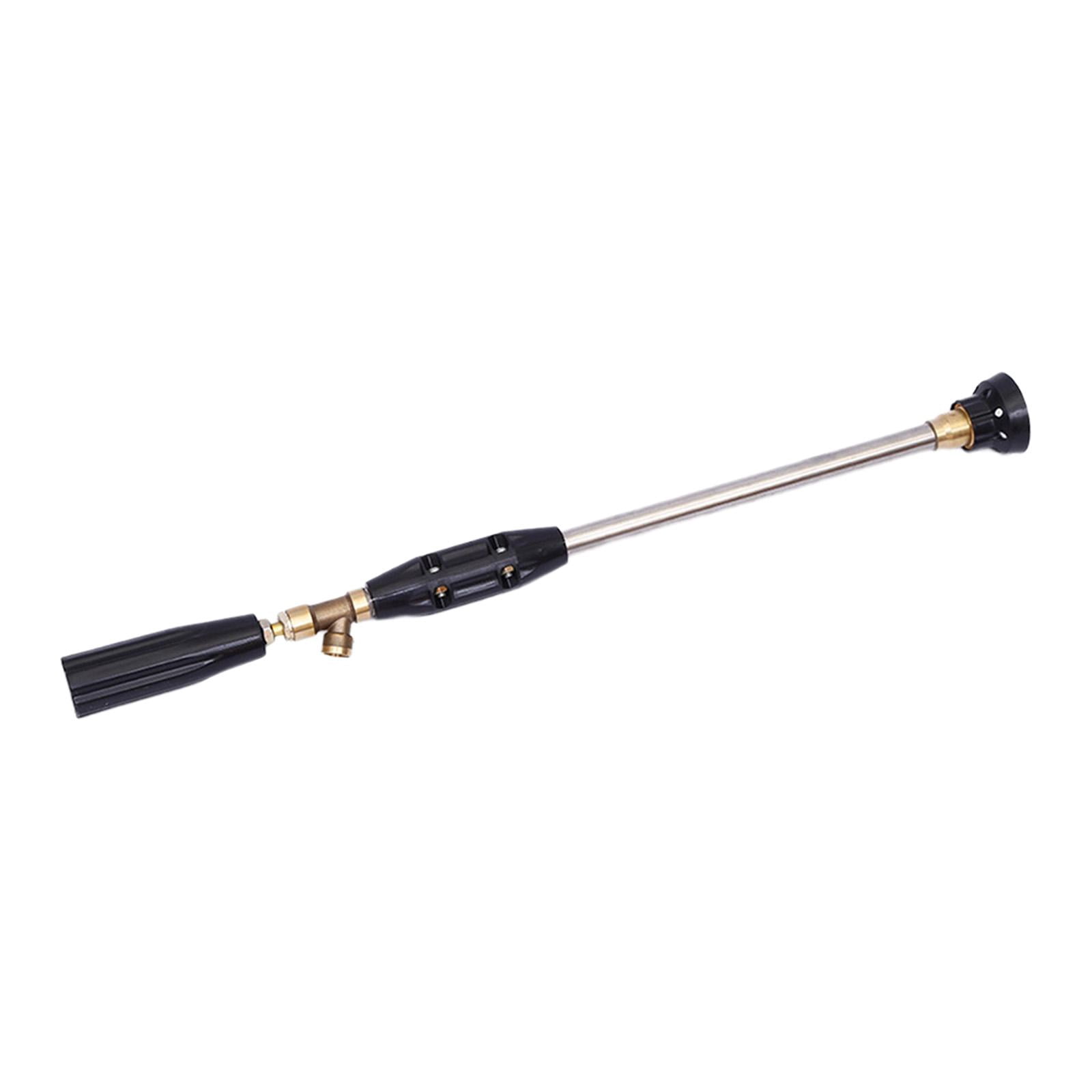 Fzaqwen High Pressure Water Spray Devices Durable Adjustable Garden Hose Nozzle for Lawn 60cm
