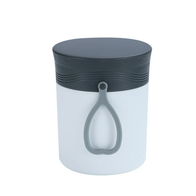 Yuarrent Taza térmica, botella de agua, contenedor de alimentos, mano de obra fina, estudiante escolar, calentador de gachas, arroz, gran Mostrada Blanco