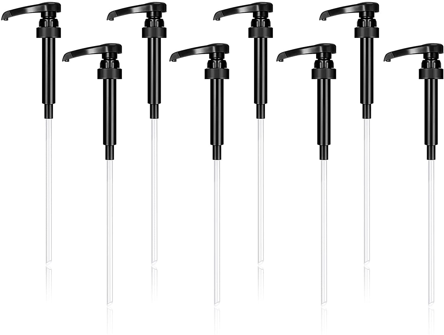 8 Pieces Syrup Pumps, Coffee Syrup Dispenser Pump, Flavor Syrup Pump