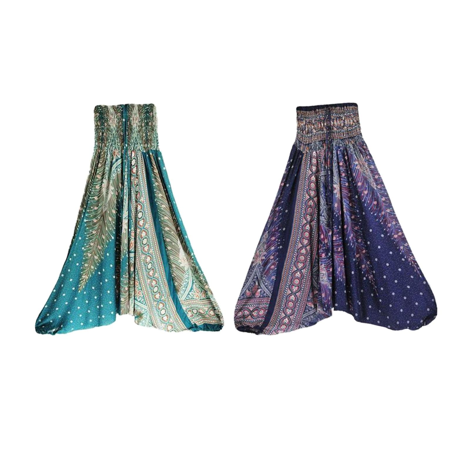 Buy Floral Print Loose Yoga Beach Pants 2pcs at Ubuy Kuwait