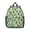 Bigfoot and Feather, variant on Bigfoot and Campfire Black Pattern Backpack for School, Cute School Bag with Adjustable Shoulder Straps and Padded Back, 13.8"x11.4"x6"
