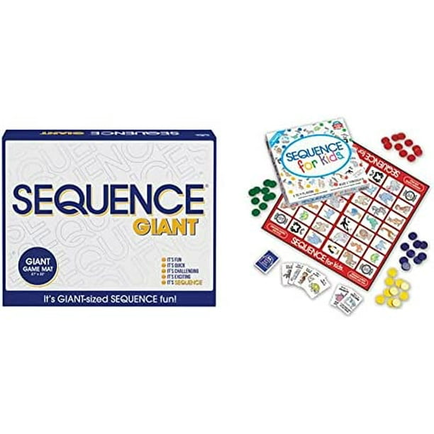 Jax Giant (Aka Jumbo) Sequence Game Box Edition With Cushioned Mat