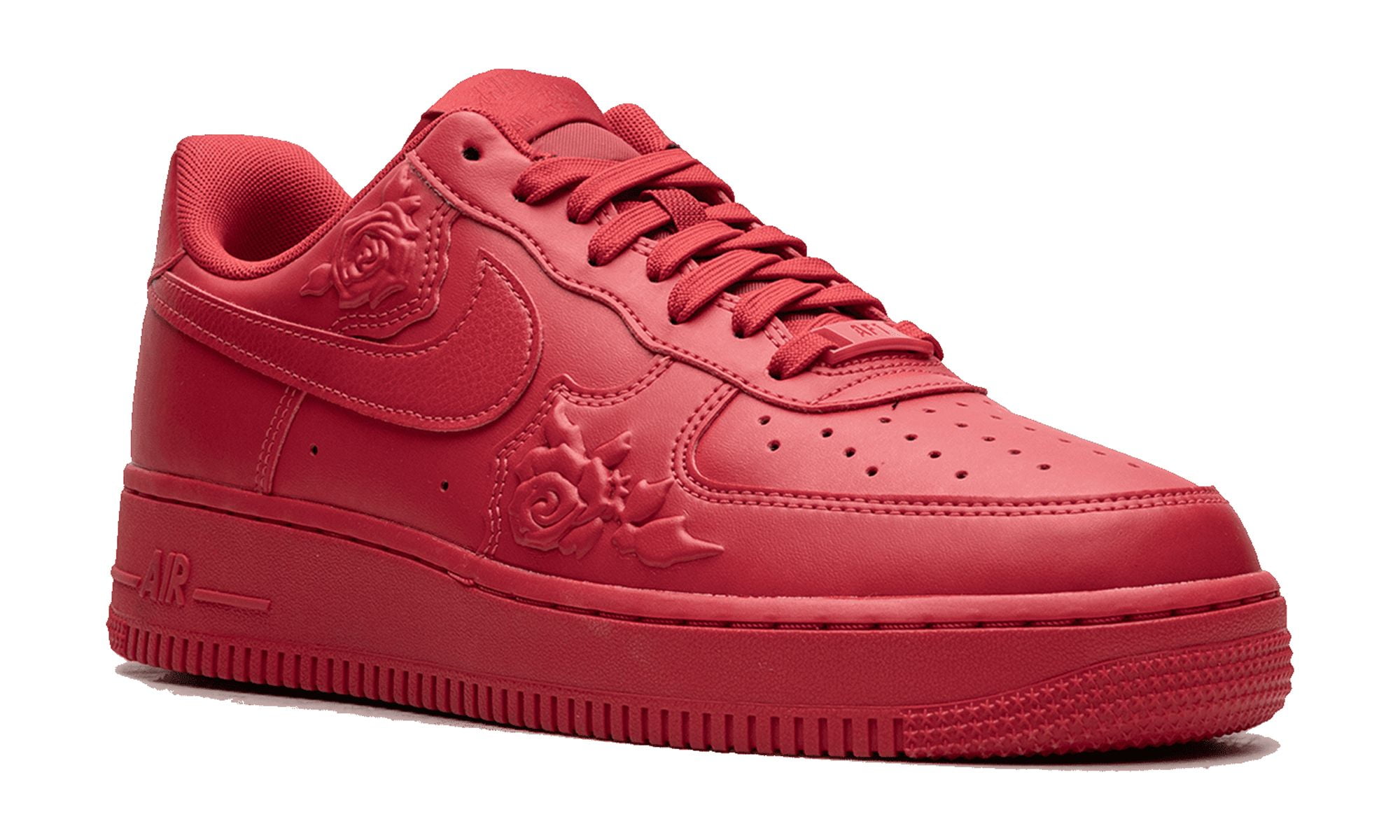 NIKE WOMENS Air Force 1 Low '07 Womens "Red Roses" HF2016 600 HF2016 600 from Stadium Goods