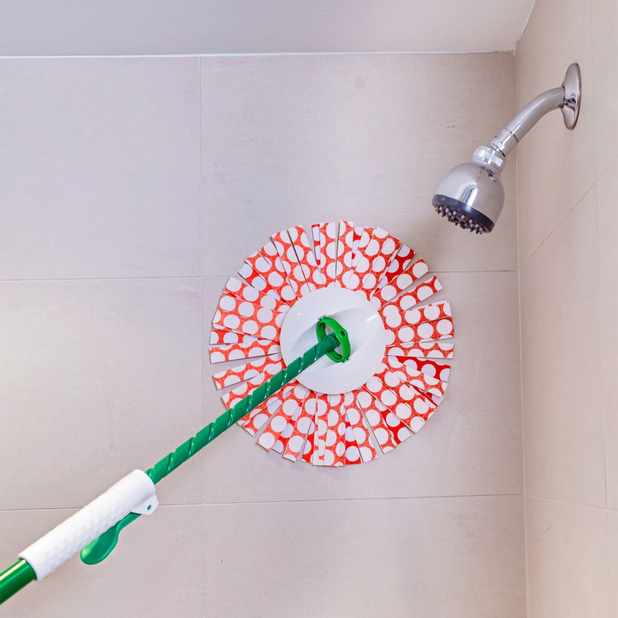 Libman Wonder Spin Mop Refill Head with Microfiber GRIPSTRIPS for Floor Cleaning