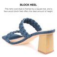 thumbnail image 3 of Journee Collection Womens Laceless Denim Block Heel, 3 of 6