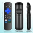 thumbnail image 2 of (2-Pack) Universal Remote Control Replacement for Hisense-for TCL-for Onn-for Sharp-for Philips-for Westinghouse-for Insignia-for Element Roku Smart TVs (Not for Roku Stick and Box), 2 of 8