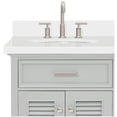 thumbnail image 5 of Ariel D037SLWQOVOGRY Kensington 37" Free Standing Single Oval Basin Vanity Set - Grey, 5 of 7