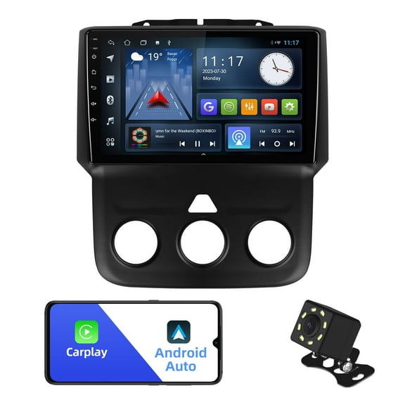 2 32G 9-inch Android 10 Car Stereo for Dodge RAM 1500/2500/3500 2013-2018 IPS Touchscreen Car Radio