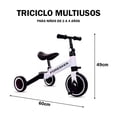 thumbnail image 2 of Triciclo 3 en 1 para Niños Multifuncional Bicicleta de Equilibrio con Pedales, 2 of 5