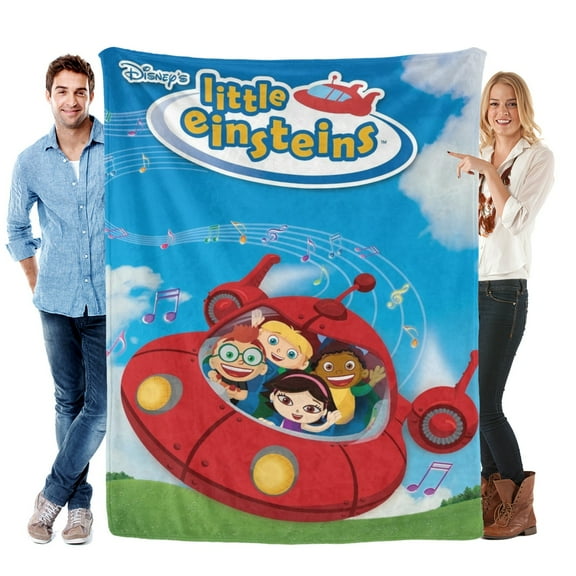 Throw Blanket for Little Einsteins Bed Couch Soft Warm 30x40 Inch Flannel Blanket for Kids Boys Girls Gifts Home Decor