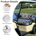 thumbnail image 4 of Pzuqiu Golf Cart Towel Seat Covers Universal Club Car Seat Covers Polynesian Pattern Comfortable Breathable Easy to Install Golf Cart Accessories for More 2-Seat Golf Carts, 4 of 7