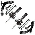 thumbnail image 2 of CCIYU Complete Suspension Kit Fits 2003 2004 2005 2006 2007 for Saturn Ion Includes Front shock absorber Tie Rod End Control Arm and Ball Joint Assembly Stabilizer Bar Link Kit, 2 of 5