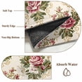 thumbnail image 2 of Vintage Pink Flowers Area Rug 3x5 Washable Rug Non Slip Farm Countryside Summer Floral Large Area Rug Indoor Floor Carpet for Entryway Bedroom Kitchen Living Room Home Office Dining Room Nursery, 2 of 8