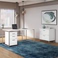 thumbnail image 2 of Bush Business Furniture Method by Kathy Ireland 60" Table Desk with File Cabinets, 2 of 8