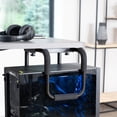 thumbnail image 2 of VIVO Large Heavy Duty Adjustable Under-Desk PC Mount, Black Computer Case Holder, 2 of 8