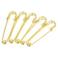 thumbnail image 1 of Unique Bargains Gold Tone Large Metal Sewing Safety Pins 15 Pack, 1 of 5