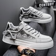 thumbnail image 5 of Men'S Summer Footwear That Is Stylish And Comfortable, Casual Sneakers, And Versatile Thick-Soled Sports Shoes， Featuring New Breathable Canvas Designs, 5 of 9