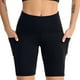 thumbnail image 3 of Pantalones cortos unisex con absorción de sudor, transpirables, a la moda, deportivos, para ejercicio, gimnasio, Yoga (negro L), 3 of 8