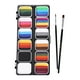 thumbnail image 5 of Face Body Paint Set Pintura facial con pinceles Paleta de pintura fácil de usar Paleta cosmética para disfraces Festivales de música Festival Fiesta Fernando Pintura de cara y cuerpo, 5 of 8