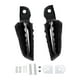 thumbnail image 5 of 2 piezas de estriberas plegables para motocicleta, universales, plegables Negro, 5 of 9