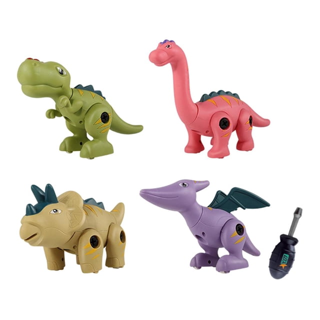 Desmontar de dinosaurios con destornildor, juguetes para , 5 PCS Sunnimix Juguetes de dinosaurio