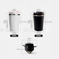 thumbnail image 2 of Juego De Cafetera De Mano Taza De Café Con Aislamiento De Acero Inoxidable Antideslizante Mantenga La Taza De Goteo Caliente Aparato De Café Al Aire Libre A Prueba De Fugas Con Taza De Filtro Speravity HA027498-01, 2 of 6