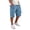 349#Blue, variant on Cargo Shorts for Men Casual Classic Bermuda Shorts with Pockets Drawstring Comfort Big and Tall Outfit Light Gray 3XL