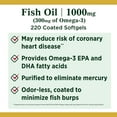 thumbnail image 2 of (3 Pack) Fish Oil Omega-3 Softgels, 1000 Mg, 120 Ct, 2 of 5