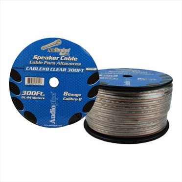 KICKER KW16400 400 Ft. 16 Awg Speaker Wire - Hyper-Flex Insulation, Silver-Tinned OFC Copper, Zip Line