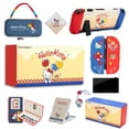 thumbnail image 1 of Kuitmor Switch Accessories Bundle for Switch 2017:Carrying Case,Protective Case,Game Card Case,Screen Protector,Playstand,Thumb Grip Caps and More(10, 1 of 8
