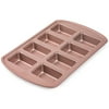 Thyme & Table Non-Stick Mini Loaf Pan, 16 Inch, Rose Gold
