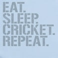 thumbnail image 2 of CafePress - Eat Sleep Cricket Repeat Body Suit - Baby Light Bodysuit, Size Newborn - 24 Months, 2 of 4
