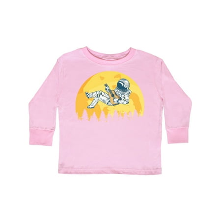 

Inktastic Astronaut Space Moon Gift Toddler Boy or Toddler Girl Long Sleeve T-Shirt