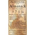 thumbnail image 2 of Poor Richard'S Almanack. Ntitle-Page Of The First Edition Of Benjamin Franklin'S Almanack 1733. Print by, 2 of 2