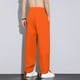 thumbnail image 4 of Pantalones largos para hombre, casuales, a la moda, con bolsillos, elásticos en los tobillos, color liso, cintura elástica, pantalones deportivos para hombre., 4 of 8