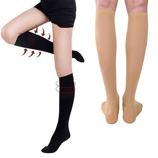 Compression Knee Highs Socks Women & Men Nursing,Hiking,Travel