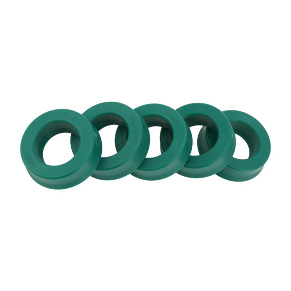 Anillo de Sello de Aceite Universal Labio UN de Unique Bargains Sello de Eje Rotativo 20x33x10mm Alta Presión TPU Verde 5 Pcs