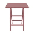 thumbnail image 7 of Compamia Helen Square Folding Bistro Table 24 inch Marsala, 7 of 7