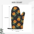 thumbnail image 4 of ZNDUO Kitchen Oven Gloves, Durable Heat Resistant Oven Gloves with Quilted Liner Non-Slip Textured Grip Perfect for BBQ, Baking, Cooking and Grilling, Pineapple Seamless, 4 of 8