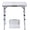 Silver-24''L x16''Wx24"H, variant on Small Folding Table Portable 24''l X16''w Foldable Camp With 3 Adjustable Height Indoor Outdoor Lightweight Aluminum For Cooking Picnic (3 Heights)