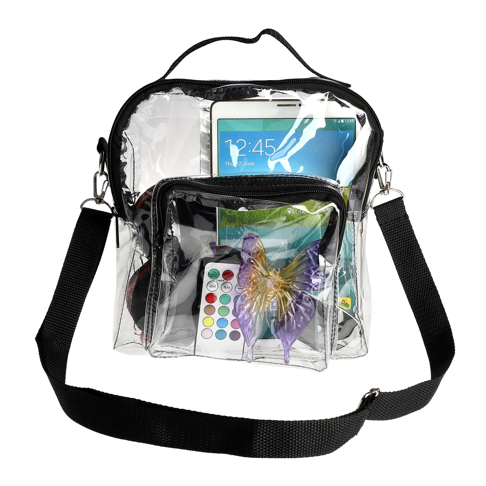 Clear Crossbody Purse Bag Festivals Stadium Approved for Women & Men Travel,Concerts