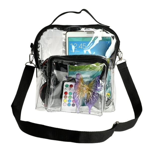 Clear Crossbody Bag, TSV Stadium Approved Bag, Waterproof PVC Shoulder ...