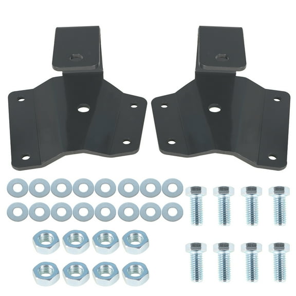 Genrics Lowering Kit 2 Inch Rear Axle Drop Hangers for Chevy Silverado 1500 2WD Short Bed