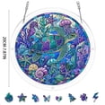 thumbnail image 2 of chaungfeng Acrylic Puzzle Suncatcher, Turtle Sun Catchers Puzzle for Window Hanging, DIY Craft Puzzles for Adults, Gift for Women, Men, Wife, Mom, Home & Garden Decor, 7.87 in, 2 of 9