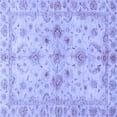 thumbnail image 1 of Ahgly Company Machine Washable Indoor Square Oriental Blue Traditional Area Rugs, 6' Square, 1 of 4